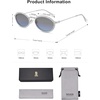 image:imageSOJOS Retro Skinny Oval Rhinestone Sunglasses for Women 90s Styles Bling Hippie Disco Trendy Sun Glasses Small Face SJ1205Blue