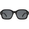 image:imageSOJOS Retro Square Polarized Sunglasses Women Men Classic Hexagonal Sun Glasses Acetate Rivets Shades CoconutBlackGrey
