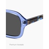 image:imageSOJOS Retro Square Polarized Sunglasses Women Men Classic Hexagonal Sun Glasses Acetate Rivets Shades CoconutBlueGrey