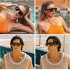 image:imageSOJOS Retro Square Polarized Sunglasses Womens Mens Chic Vintage Oversized Old Money Shades SJ2616BlackGrey