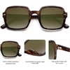 image:imageSOJOS Retro Square Polarized Sunglasses for Women Men Classic Vintage Sunnies SJ2226Brown TortoiseBrown