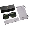 image:imageSOJOS Retro Square Polarized Sunglasses for Women Men Trendy Large Frame Sun Glasses Designer Inspired Shades SJ2320Black