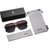 image:imageSOJOS Retro Square Polarized Sunglasses for Women Men Trendy Large Frame Sun Glasses Designer Inspired Shades SJ2320Multicolor