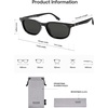 image:imageSOJOS Retro Square Polarized Sunglasses for Women Men Vintage UV Protection Womens Mens Sun Glasses SJ2631BlackGrey