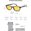 image:imageSOJOS Retro Square Polarized Sunglasses for Women Men Vintage UV Protection Womens Mens Sun Glasses SJ2631Olive GreenYellow