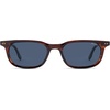 image:imageSOJOS Retro Square Polarized Sunglasses for Women Men Vintage UV Protection Womens Mens Sun Glasses SJ2631Reddishbrown TortoiseNavy Blue