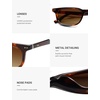 image:imageSOJOS Retro Square Polarized Sunglasses for Women Men Vintage UV Protection Womens Mens Sun Glasses SJ2631TortoiseBrown Grading