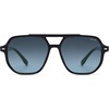 image:imageSOJOS Retro Trendy Aviator Polarized Sunglasses Men Women Vintage 70s Square Stylish Frame Sun Glasses SJ2283BlackBlue Grading