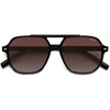 image:imageSOJOS Retro Trendy Aviator Polarized Sunglasses Men Women Vintage 70s Square Stylish Frame Sun Glasses SJ2283BlackDark Brown Grading