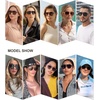 image:imageSOJOS Retro Trendy Aviator Polarized Sunglasses Men Women Vintage 70s Square Stylish Frame Sun Glasses SJ2283BlackDark Brown Grading