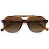 image:imageSOJOS Retro Trendy Aviator Polarized Sunglasses Men Women Vintage 70s Square Stylish Frame Sun Glasses SJ2283Brown TortoiseCoffee Grading