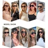 image:imageSOJOS Retro Trendy Aviator Polarized Sunglasses Men Women Vintage 70s Square Stylish Frame Sun Glasses SJ2283Brown TortoiseGreen