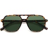 image:imageSOJOS Retro Trendy Aviator Polarized Sunglasses Men Women Vintage 70s Square Stylish Frame Sun Glasses SJ2283Brown TortoiseGreen