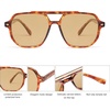 image:imageSOJOS Retro Trendy Aviator Polarized Sunglasses Men Women Vintage 70s Square Stylish Frame Sun Glasses SJ2283Yellow TortoiseYellow