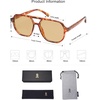 image:imageSOJOS Retro Trendy Aviator Polarized Sunglasses Men Women Vintage 70s Square Stylish Frame Sun Glasses SJ2283Yellow TortoiseYellow