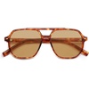 image:imageSOJOS Retro Trendy Aviator Polarized Sunglasses Men Women Vintage 70s Square Stylish Frame Sun Glasses SJ2283Yellow TortoiseYellow