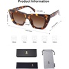 image:imageSOJOS Retro Trendy Cat Eye Polarized Sunglasses for Women Cute Stylish UV400 Sunnies SJ2199Brown TortoiseBrown