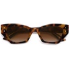 image:imageSOJOS Retro Trendy Polarized Sunglasses For Women Narrow Cat Eye Womens Shades SJ2346TortoiseBrow Grading