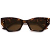 image:imageSOJOS Retro Trendy Polarized Sunglasses For Women Narrow Cat Eye Womens Shades SJ2346TortoiseCoffee