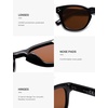 image:imageSOJOS Retro Vintage Polarized Sunglasses Womens Mens 70s 80s Square Panto Style UV400 Shades SJ2662BlackBrown