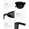 image:imageSOJOS Retro Vintage Polarized Sunglasses Womens Mens 70s 80s Square Panto Style UV400 Shades SJ2662BlackGrey