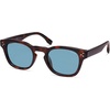image:imageSOJOS Retro Vintage Polarized Sunglasses Womens Mens 70s 80s Square Panto Style UV400 Shades SJ2662Dark TortoiseBlue
