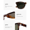 image:imageSOJOS Retro Vintage Polarized Sunglasses Womens Mens 70s 80s Square Panto Style UV400 Shades SJ2662TortoiseGreen