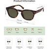 image:imageSOJOS Retro Vintage Polarized Sunglasses Womens Mens 70s 80s Square Panto Style UV400 Shades SJ2662TortoiseGreen