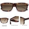 image:imageSOJOS Retro Vintage Polarized Sunglasses for Women Men Trendy Rectangle Womens Mens Shades SJ2290STortoiseBrown