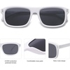 image:imageSOJOS Retro Vintage Polarized Sunglasses for Women Men Trendy Rectangle Womens Mens Shades SJ2290SWhiteGrey