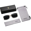 image:imageSOJOS Retro Vintage Rectangle Polarized Sunglasses Mens Womens Classic UV400 Metal Sunnies SJ1215GoldBlack