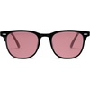 image:imageSOJOS Retro Vintage Square Polarized Sunglasses for Women Men UV Protection Lens TR90 Frame Sunglasses SJ2112BlackRed