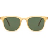 image:imageSOJOS Retro Vintage Square Polarized Sunglasses for Women Men UV Protection Lens TR90 Frame Sunglasses SJ2112Crystal YellowDark Green