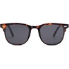 image:imageSOJOS Retro Vintage Square Polarized Sunglasses for Women Men UV Protection Lens TR90 Frame Sunglasses SJ2112Dark TortoiseGrey