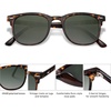image:imageSOJOS Retro Vintage Square Polarized Sunglasses for Women Men UV Protection Lens TR90 Frame Sunglasses SJ2112Green TortoiseGreen Grading