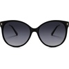 image:imageSOJOS Round Polarized Sunglasses for Women Men Oversized Trendy UV Protection ShadesBlackGrey