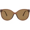 image:imageSOJOS Round Polarized Sunglasses for Women Men Oversized Trendy UV Protection ShadesBrown