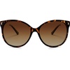 image:imageSOJOS Round Polarized Sunglasses for Women Men Oversized Trendy UV Protection ShadesBrownBrown