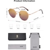image:imageSOJOS Round Polygon Polarized Sunglasses for Women Men Retro Classic Vintage Panto Octagonal Shades SJ1157Bronze