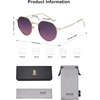 image:imageSOJOS Round Polygon Polarized Sunglasses for Women Men Retro Classic Vintage Panto Octagonal Shades SJ1157Violet