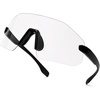 image:imageSOJOS Running Sunglasses for Women amp Men Lightweight TR90 Frameless UV400 Wraparound Sports Goggles SJ2352BlackClear