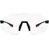 image:imageSOJOS Running Sunglasses for Women amp Men Lightweight TR90 Frameless UV400 Wraparound Sports Goggles SJ2352BlackClear