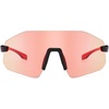 image:imageSOJOS Running Sunglasses for Women amp Men Lightweight TR90 Frameless UV400 Wraparound Sports Goggles SJ2352BlackRed