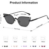 image:imageSOJOS Small Cateye Sunglasses Fashion Narrow Fun Designer Sun Glasses SJ1127ABlackGrey