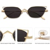 image:imageSOJOS Small Cateye Sunglasses Fashion Narrow Fun Designer Sun Glasses SJ1127AGold  Black