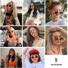 image:imageSOJOS Small Cateye Sunglasses Fashion Narrow Fun Designer Sun Glasses SJ1127AGoldBrown