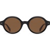 image:imageSOJOS Small Retro Round Polarized Sunglasses for Women Men 80s 90s Vintage Hippie Sunnies SJ2602BlackBrown