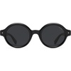 image:imageSOJOS Small Retro Round Polarized Sunglasses for Women Men 80s 90s Vintage Hippie Sunnies SJ2602BlackGrey