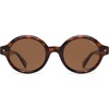 image:imageSOJOS Small Retro Round Polarized Sunglasses for Women Men 80s 90s Vintage Hippie Sunnies SJ2602Brown TortoiseBrown