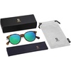 image:imageSOJOS Small Round Classic Polarized Sunglasses for Women Men Vintage Style UV400 Lens MAY SJ2113Blue  Brown